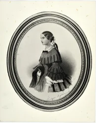 Porträt von Florence Nightingale, ca. 1840